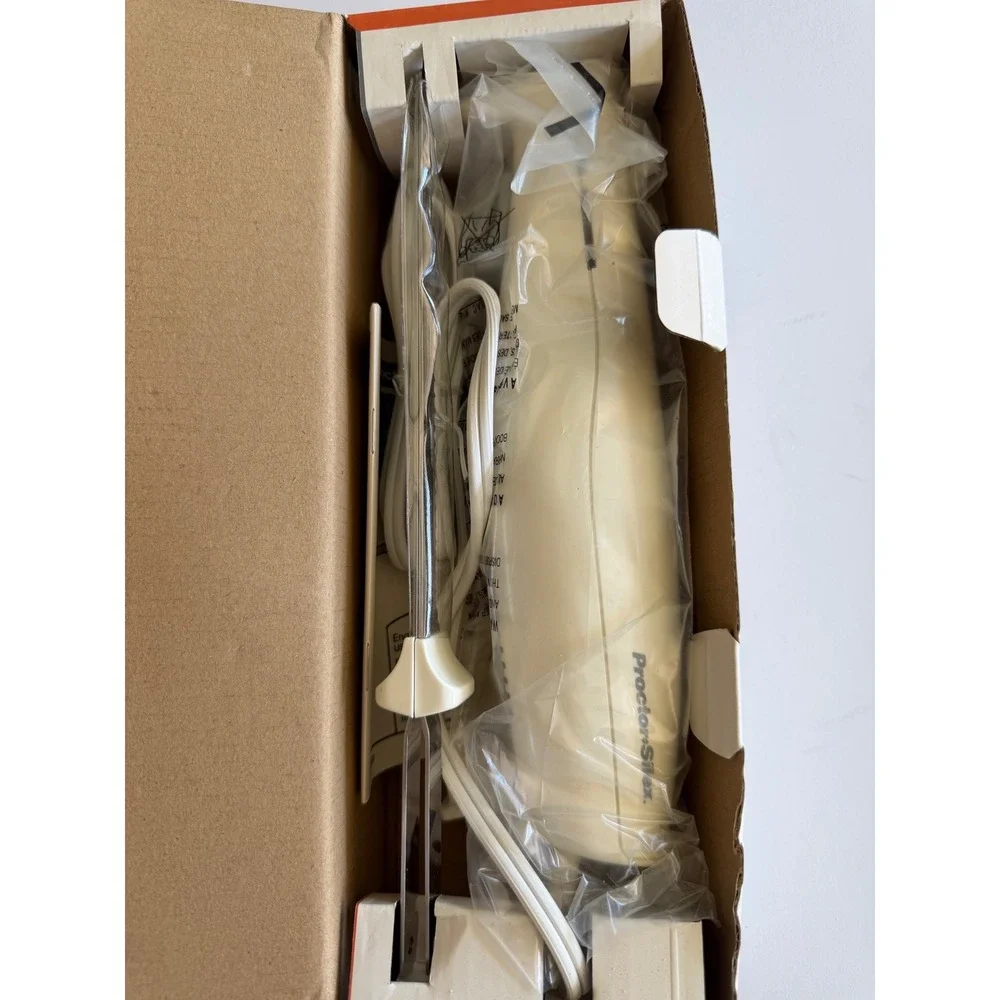 Proctor Silex Easy Slice Electric‎ Knife White Stainless Steel Blades